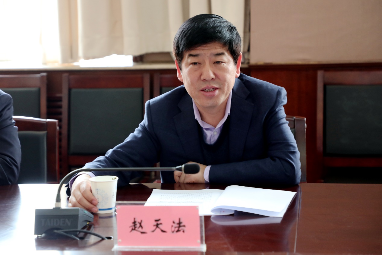 中国交通建设股份有限公司西北区域总部总经理赵天法一行到访我校交流